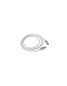 Cable groovy usb-c a apple lightning longitud 1 mt color blanco