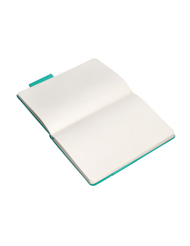 Cuaderno con gomilla antartik notes tapa dura a5 hojas lisas turquesa 100 hojas 80 gr fsc