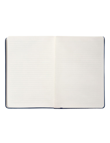 Cuaderno con gomilla antartik notes tapa dura a5 hojas rayas azul marino 100 hojas 80 gr fsc