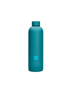 Botella portaliquidos antartik isotermica acero inoxidable libre de bpa color turquesa 500 ml