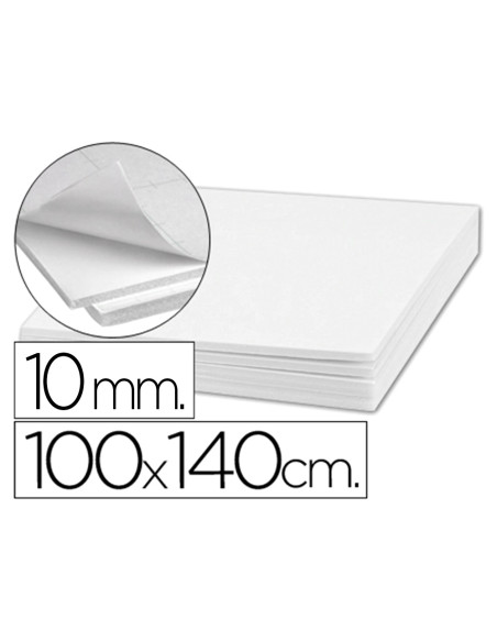 Carton pluma liderpapel blanco doble cara 100x140cm espesor 10 mm