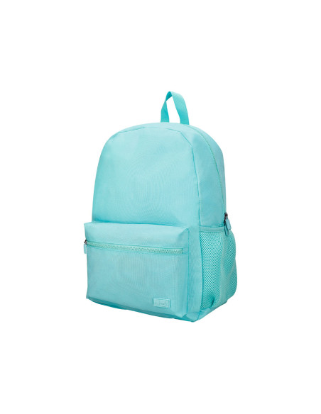 Cartera liderpapel mochila bol sillo lateral elastico color azul celeste 400x125x300