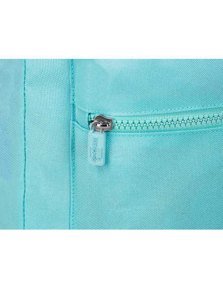 Cartera liderpapel mochila bol sillo lateral elastico color azul celeste 400x125x300