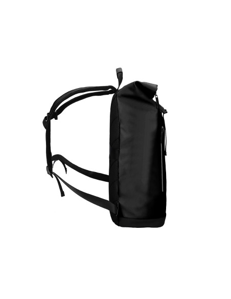 Cartera antartik mochila water proof enrollable diseño casual color negro 480x130x280 mm