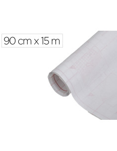 Rollo adhesivo d-c-fix blanco mate ancho 90 cm largo 15 mt