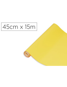 Rollo adhesivo d-c-fix amarillo lima ancho 45 cm largo 15 mt