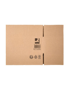 Caja para embalar q-connect americana ultrarresistente carton reciclado canal doble 7mm color kraft 500x340x310 mm 2
