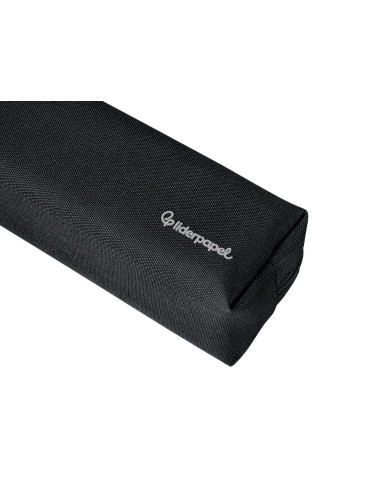 Estuche portatodo liderpapel classic rectangular con asa 210x70mm negro