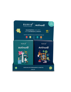 Cuaderno rubio entrena tu mente activarte expositor sobremesa 10 unidades n 1 y 10 unidades n 2 2