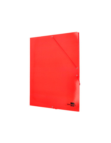 Carpeta liderpapel gomas din a3 3 solapas carton plastificado 800 gr colores surtidos