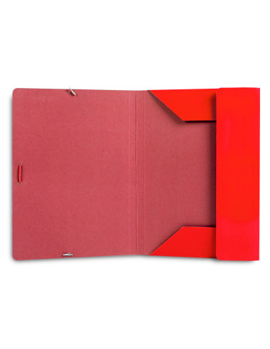 Carpeta liderpapel gomas din a3 3 solapas carton plastificado 800 gr colores surtidos
