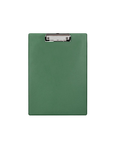 Portanotas q-connect plastico 50% reciclado din a4 verde oliva grosor 2,1mm