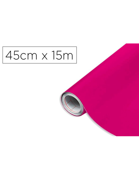 Rollo adhesivo d-c-fix magenta ancho 45 cm largo 15 mt