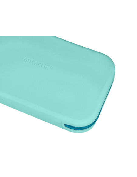 Estuche portatodo antartik tropical dive silicona soft rectangular 190x120x25 mm menta