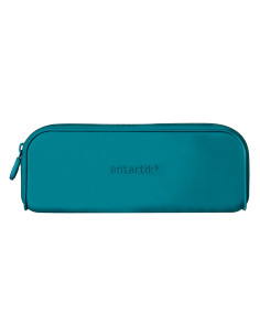 Estuche portatodo antartik prisma silicona soft rectangular 185x50x75 mm azul turquesa