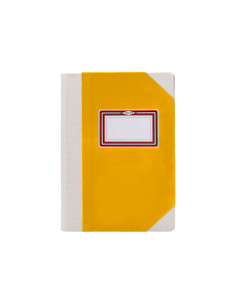 Libro cartone cosido fernandes flecha din a6+ rayado horizontal 50 hojas 100 gr amarillo 2