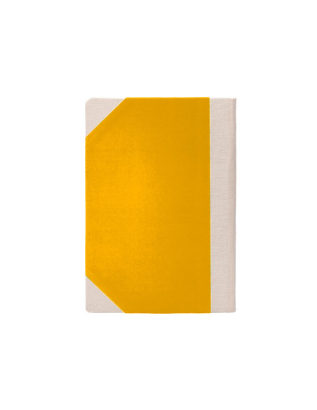 Libro cartone cosido fernandes flecha din a5+ liso 50 hojas 100 gr amarillo
