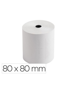Rollo sumadora exacompta termico 80x80 mm 48 g/m2 sin bpa