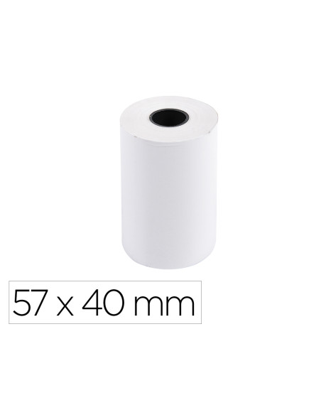 Rollo sumadora exacompta termico 57x40 mm 55 g/m2 sin bpa