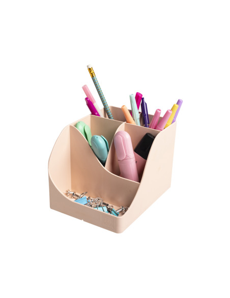 Organizador de sobremesa exacompta skandi color nude 155x119x109 mm