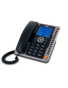 Telefono spc sobremesa/mural pantalla 3,5 " retroiluminada con rellamada opcion mute 7 memorias directas color negro