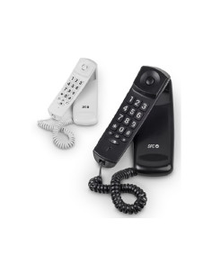 Telefono spc sobremesa/mural original lite 2 led con rellamada 10 memorias color negro