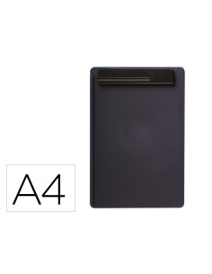 Portanotas maul go din a4 plastico reciclado con pinza color negro