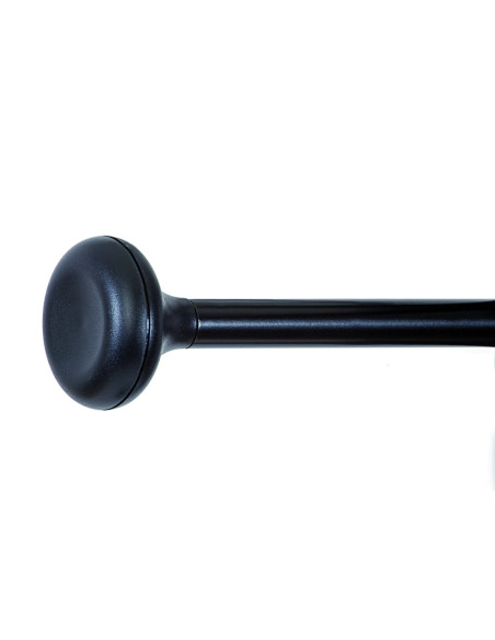 Perchero metalico maul grando 8 colgadores y paraguero color negro 375x1750x365 mm