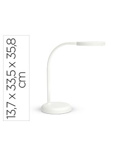 Lampara de escritorio maul led joy color blanco 137x335x358 mm