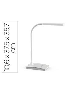 Lampara de escritorio maul led pearly tres niveles intensidad color blanco 106x375x357 mm