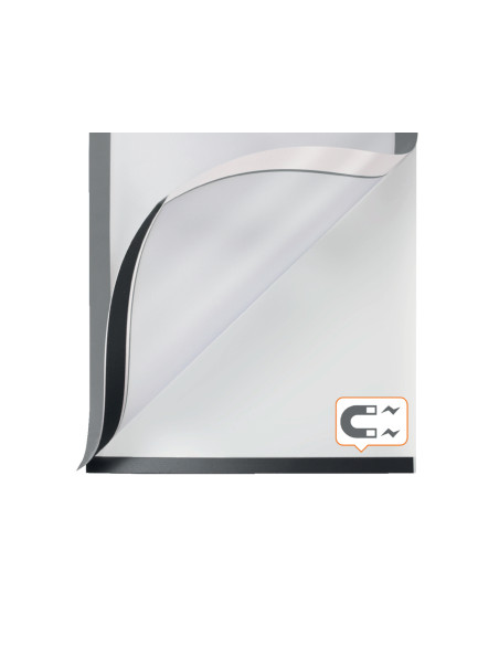 Marco porta anuncios nobo din a3 marco magnetico autoadhesivo color plata pack de 2 unidades