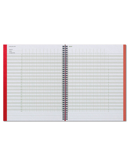 Cuaderno aula planner additio din a4 160 paginas plan anual y mensual con programacion y evaluacion
