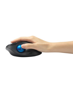 Raton kensington optico trackball tb450 pro fit ergo 1600 dpi inalambrico color negro/azul 2