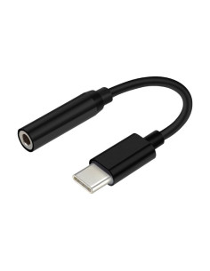 Conversor Jack 384 KHz Aisens A109-0348/ USB Tipo-C Macho - Jack 3.5 Hembra
