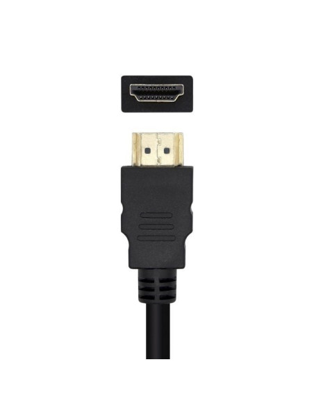 Cable Conversor Aisens A125-0459/ DisplayPort Macho - HDMI Macho/ Hasta 5W/ 2300Mbps /1m/ Negro