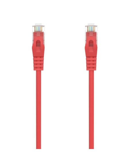 Cable de Red RJ45 AWG24 UTP Aisens A145-0562 Cat.6A/ LSZH/ 3m/ Rojo