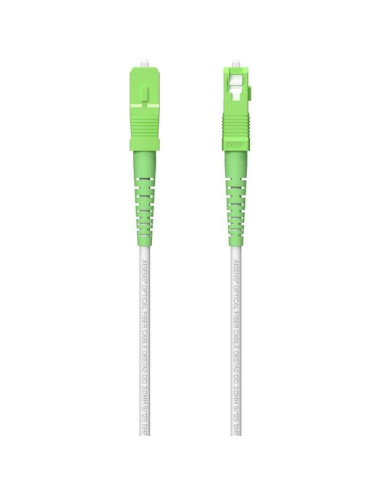 Cable de Fibra Óptica G657A2 3.0 9/125 SMF Aisens A152-0616/ LSZH/ 80m/ Blanco