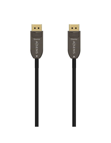 Cable DisplayPort 1.4 AOC 8K Aisens A155-0607/ DisplayPort Macho - DisplayPort Macho/ 15m/ Negro