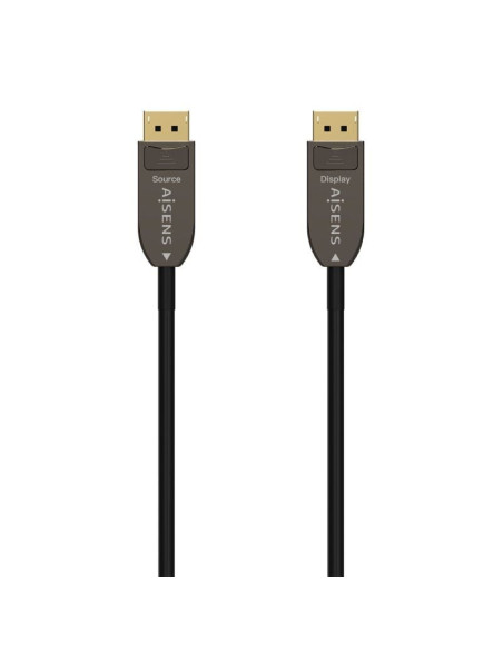 Cable DisplayPort 1.4 AOC 8K Aisens A155-0607/ DisplayPort Macho - DisplayPort Macho/ 15m/ Negro