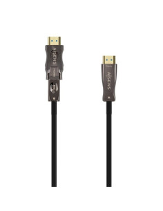 Cable HDMI 2.1 AOC 8K Desmontable Aisens A153-0645/ HDMI Macho / D Macho - HDMI Macho/ 20m/ Negro