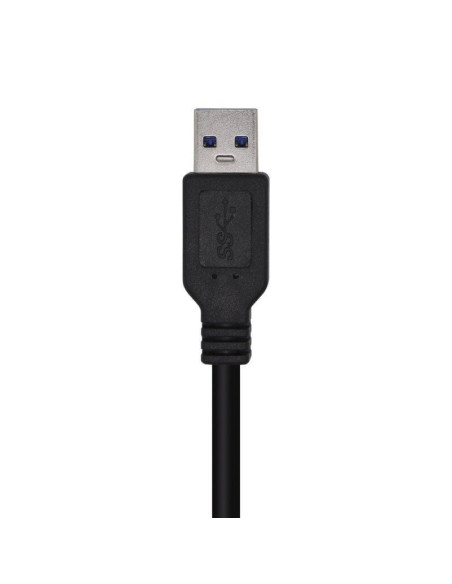 Cable USB 3.0 Impresora Aisens A105-0445/ USB Tipo-B Macho - USB Macho/ 3m/ Negro
