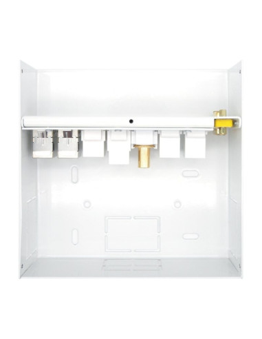 Caja de Conexiones Aisens A127-0720/ VGA - 2x HDMI - Jack 3.5 - USB Tipo-C - USB - 2x RJ45
