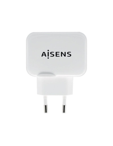 Cargador de Pared Aisens A110-0439/ 2xUSB/ 17W