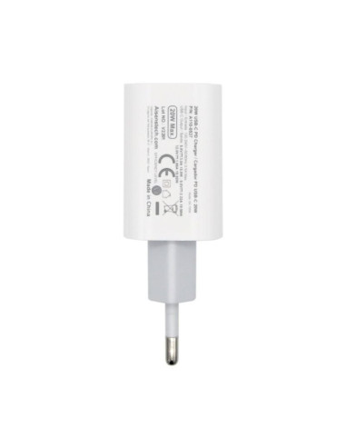 Cargador de Pared Aisens A110-0537/ 1xUSB Tipo-C/ 20W