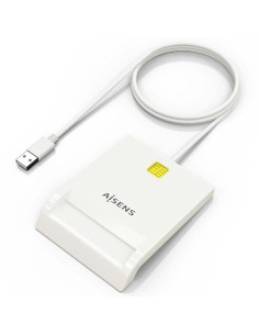Lector de DNI y Tarjetas Aisens ASCR-SN07-W/ Blanco 2