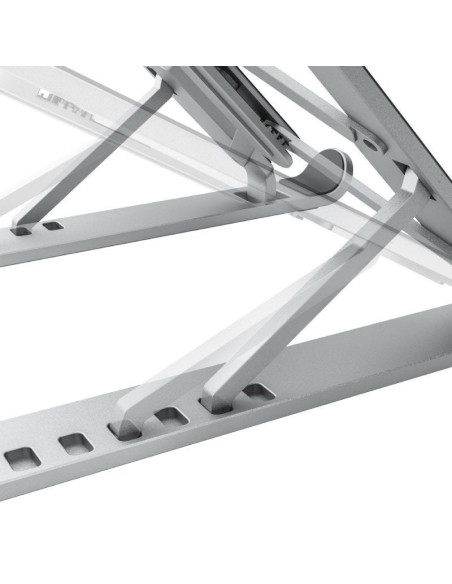 Soporte Aisens LPS1M-099 para Portátiles/ Tablets hasta 15"/ Plata