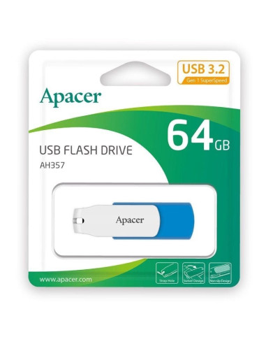 Pendrive 64GB Apacer AH357 USB 3.2