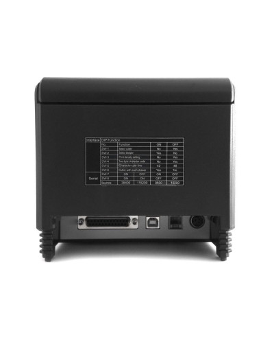 Impresora de Tickets Approx appPOS80AM/ Térmica/ Ancho papel 80mm/ USB-RS232/ Negra