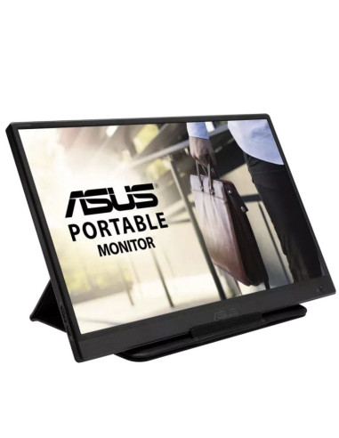 Monitor Portátil Asus ZenScreen MB165B 15.6"/ WXGA/ Negro
