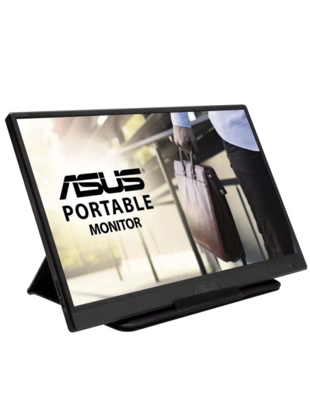 Monitor Portátil Asus ZenScreen MB165B 15.6"/ WXGA/ Negro